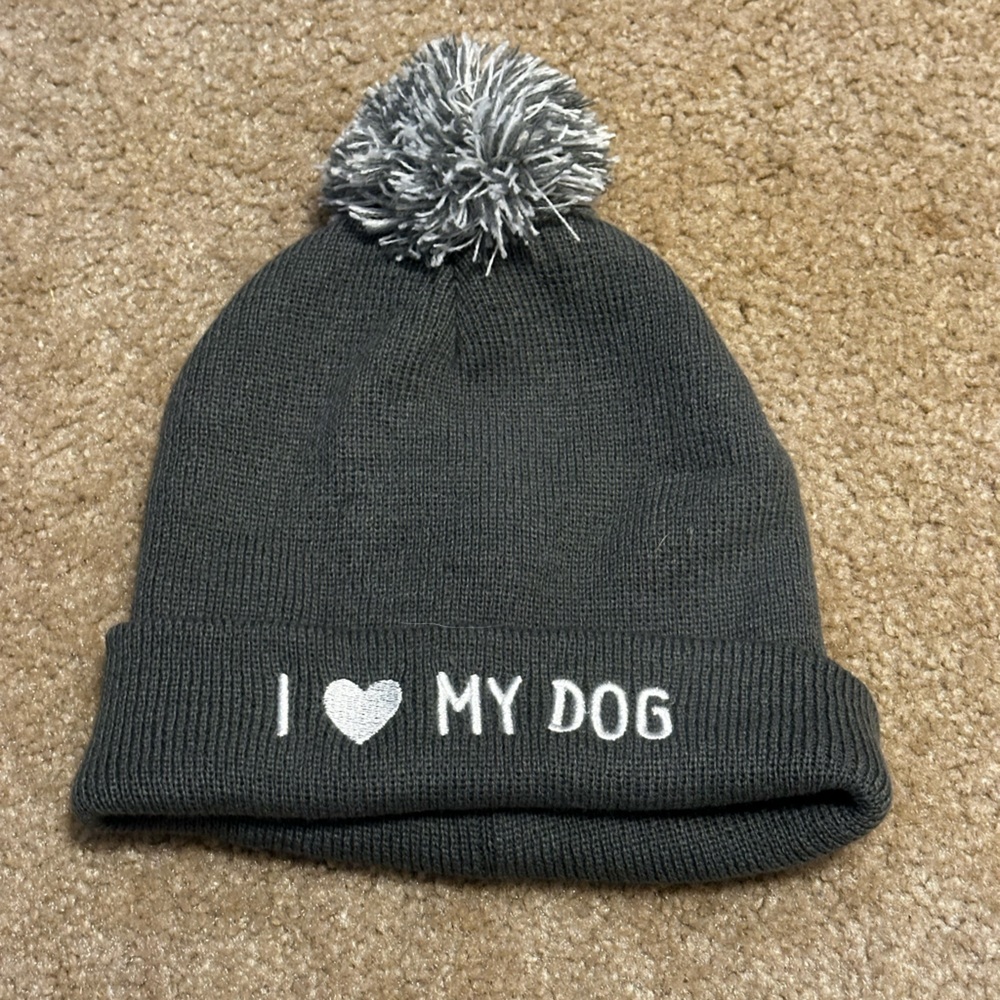COPY - I love my dog beanie